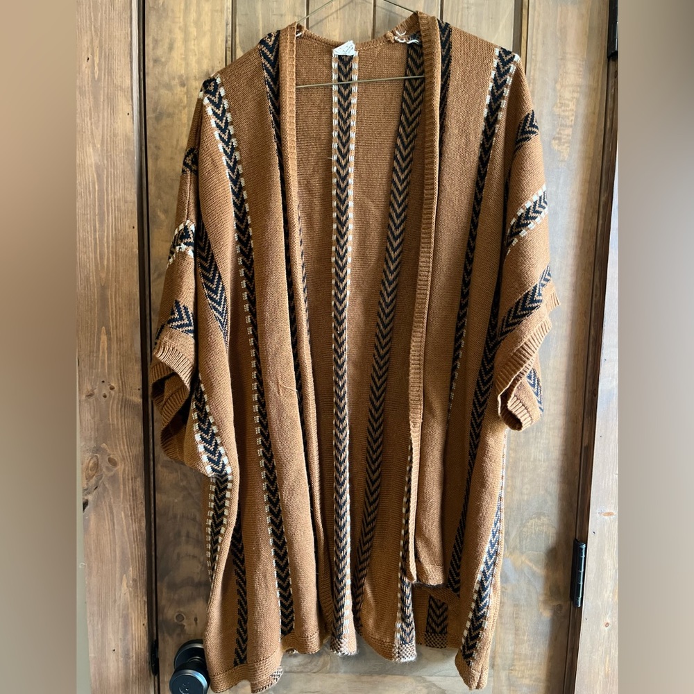 Light brown cardigan, size small